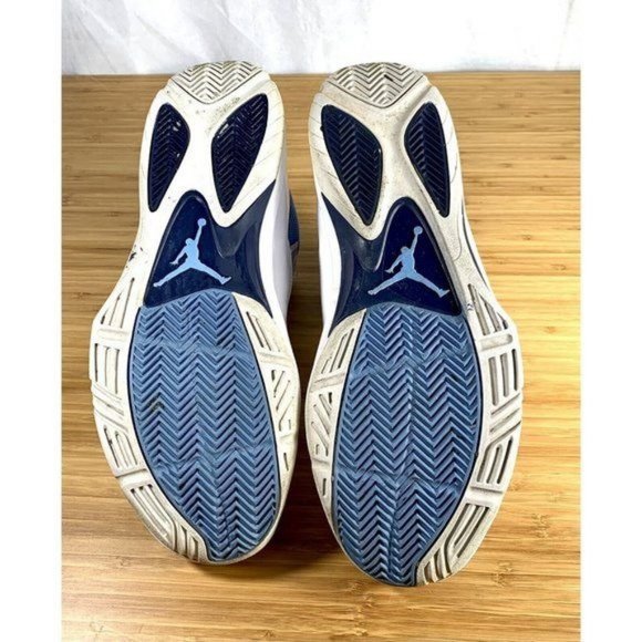 Nike Jordan Aero Mania White Blue Flywire Size 10.5 New Men's 2013 - Picture 7 of 8